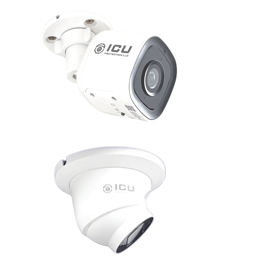 Indoor and outdoor security cameras